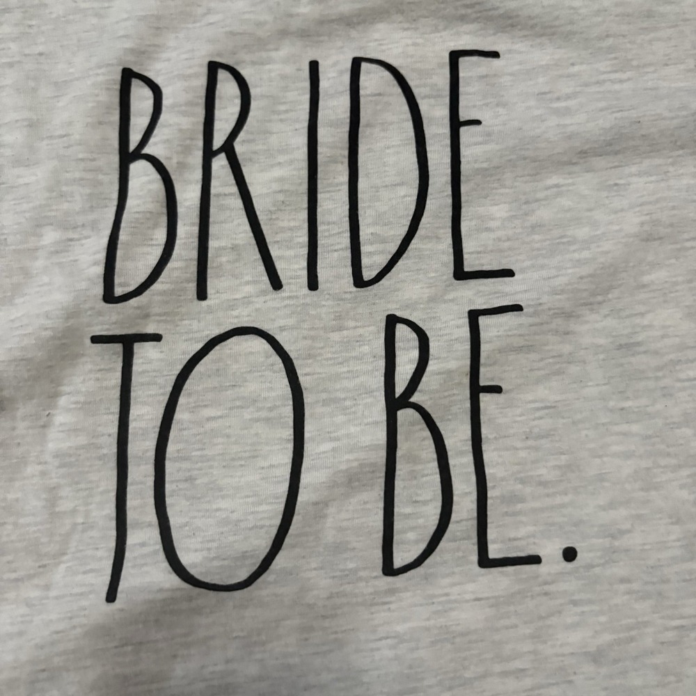 RAE DUNN BRIDE TO BE T Shirt Size Medium Bridal Shower Bachelorette